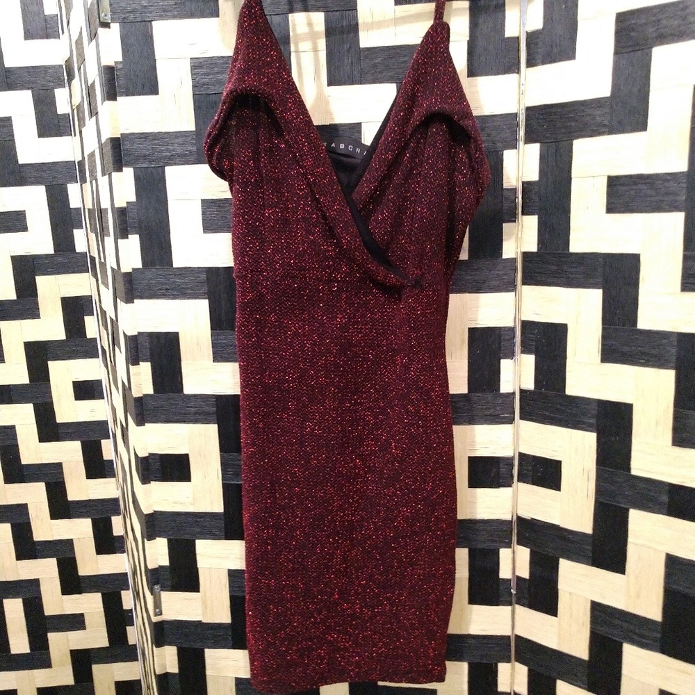 Sparkly red dress